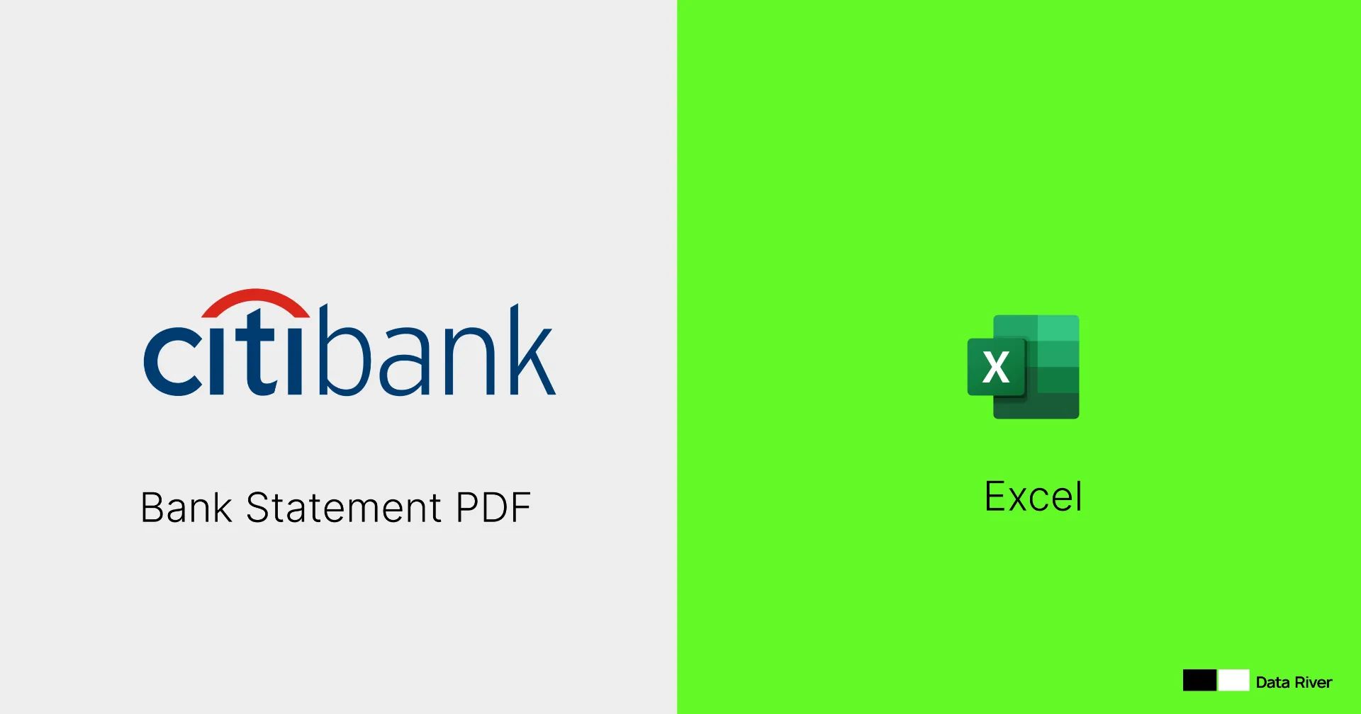 How to Convert Citi Bank Statement to Excel