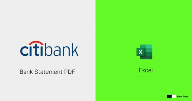 How to Convert Citi Bank Statement to Excel
