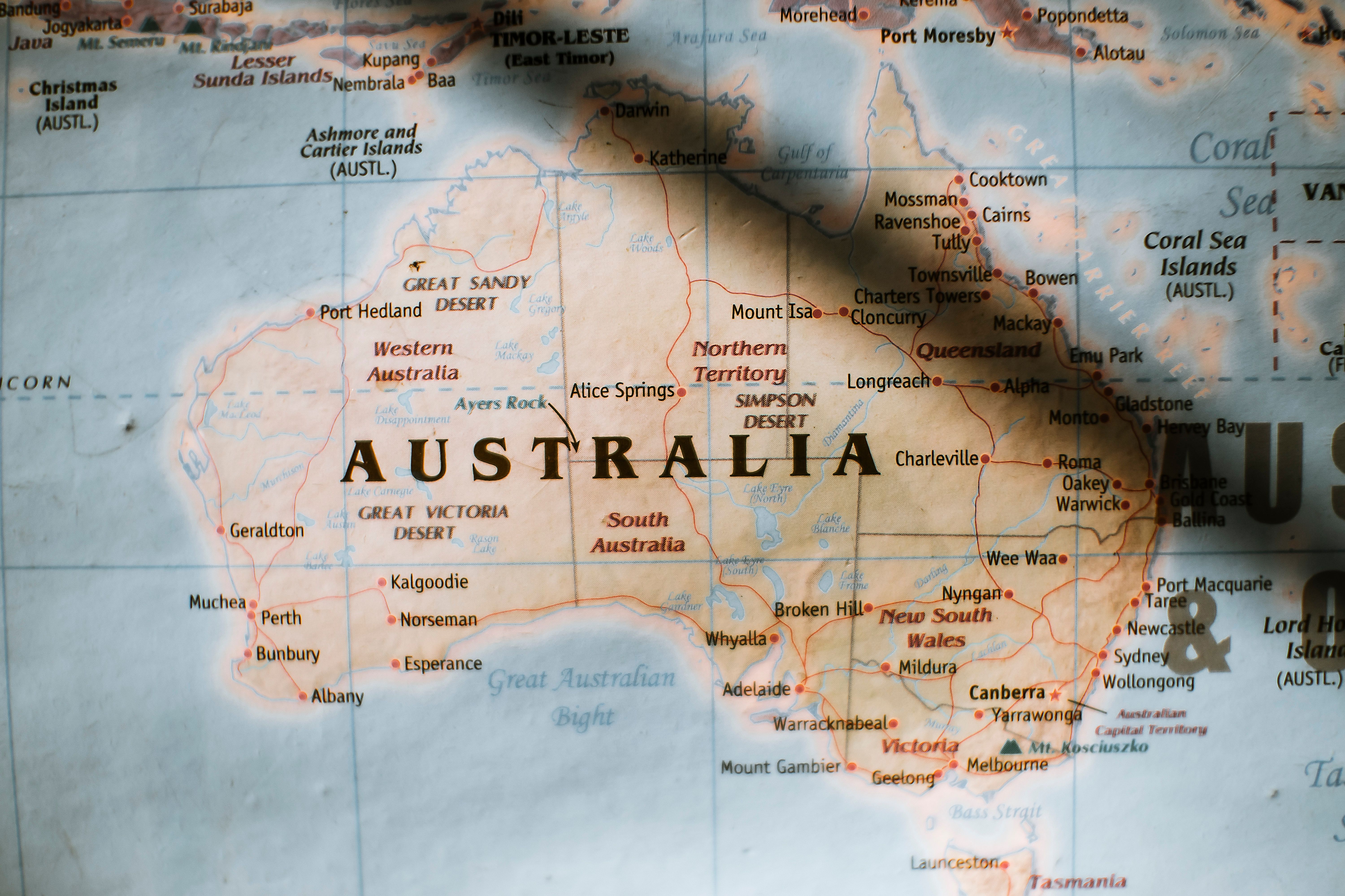 Map of Australia