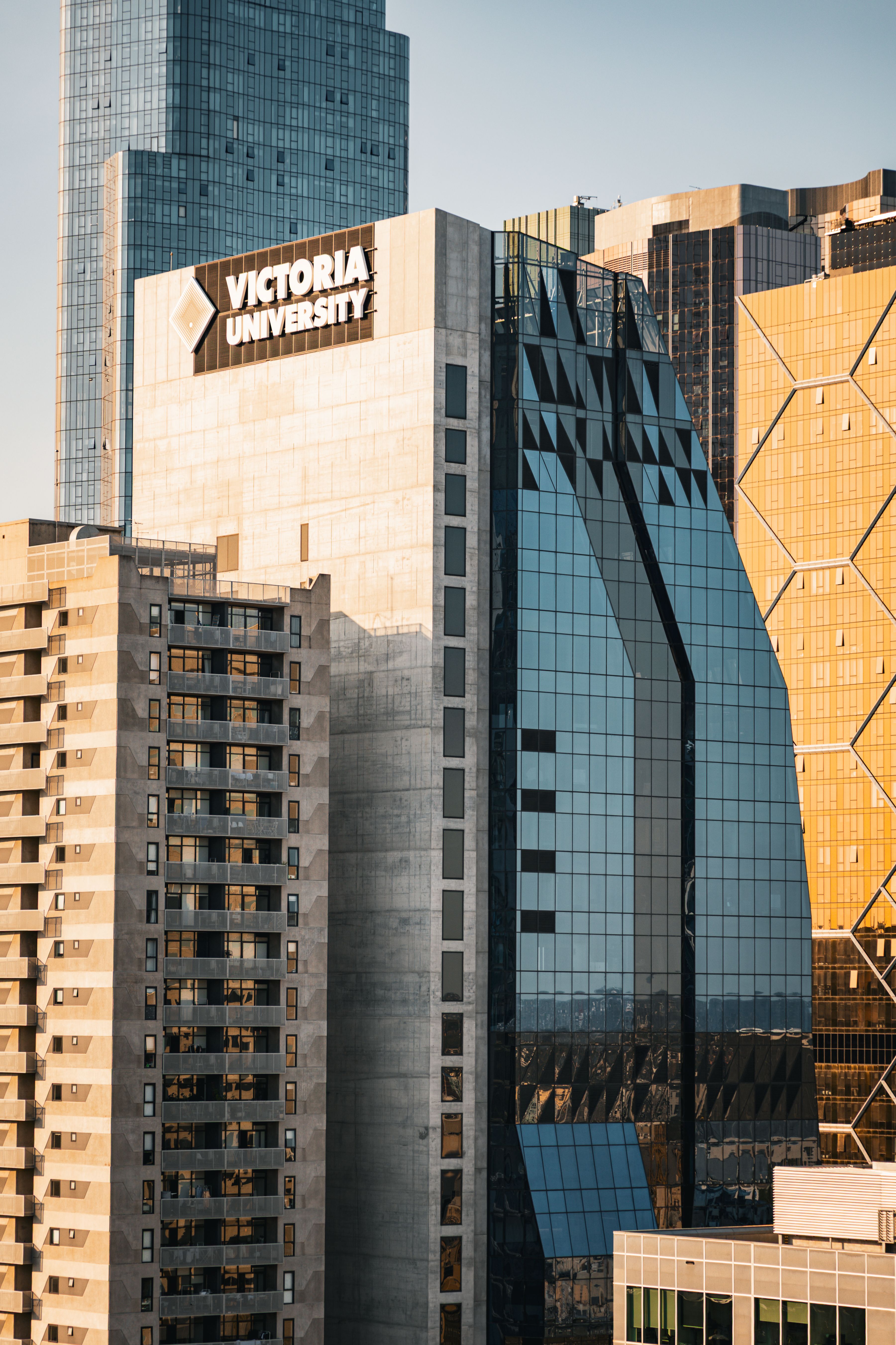 Victoria University's city campus building